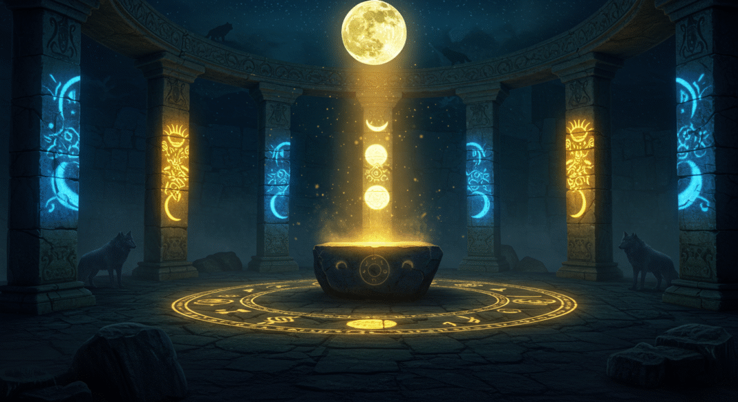 Pierre de Pleine Lune Throne and Liberty Puzzle Solution