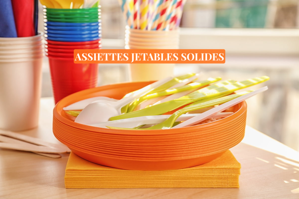 Assiettes jetables solides une solution pratique et résistante pour tous les événements