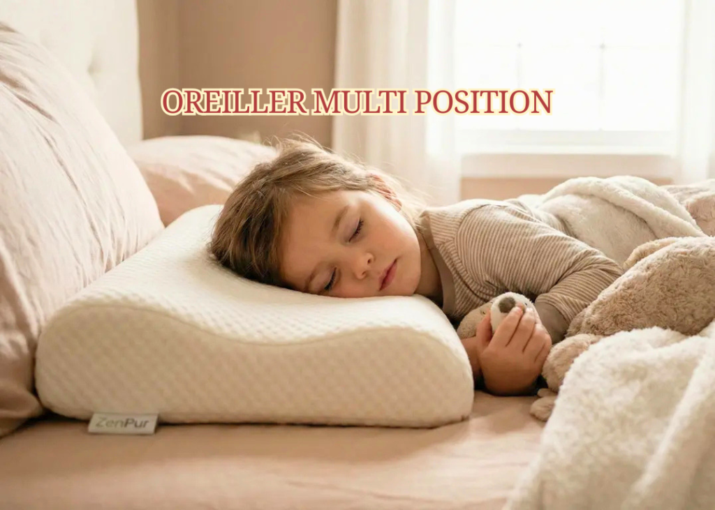 Oreiller multi position un coussin adaptable pour améliorer le confort du sommeil